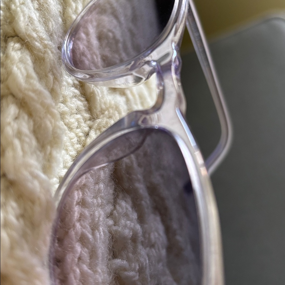 Warby Parker Translucent Lavender Round Sunglasses - Picture 6 of 6